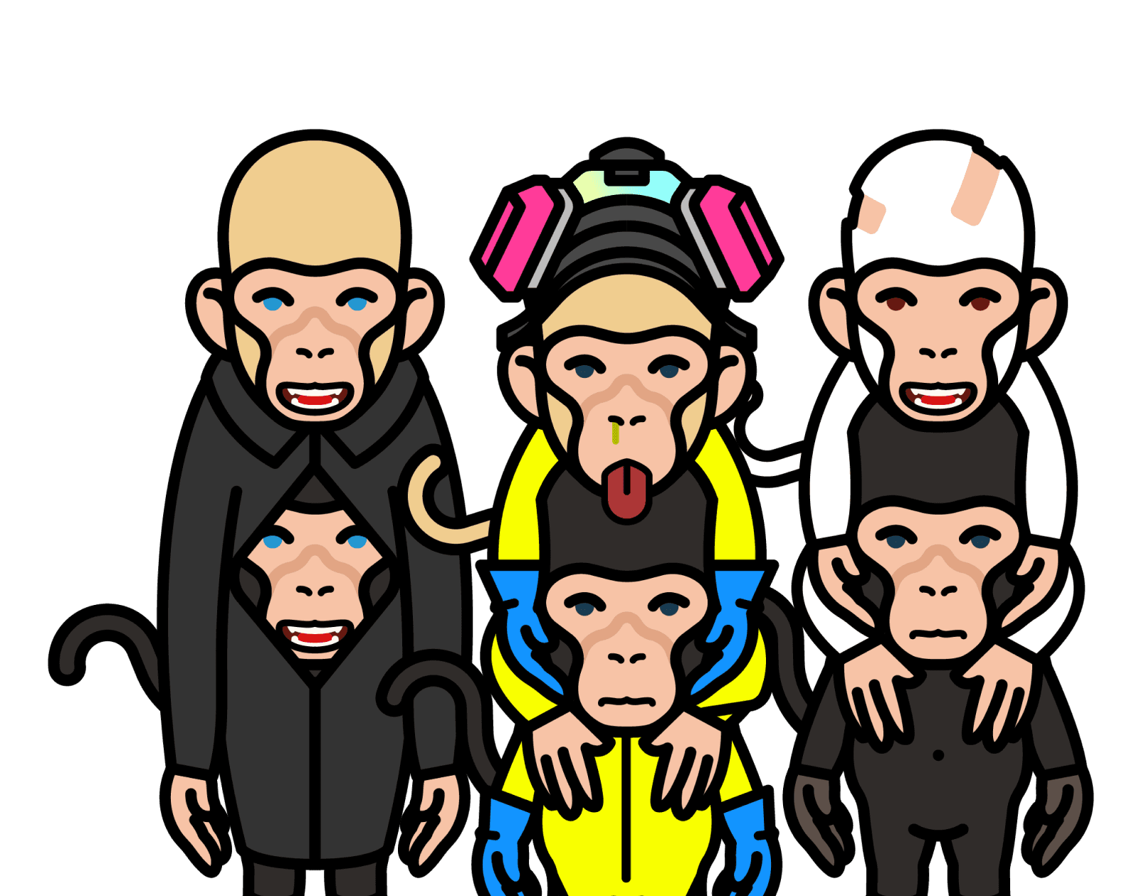 The Styllar Monkey Gang